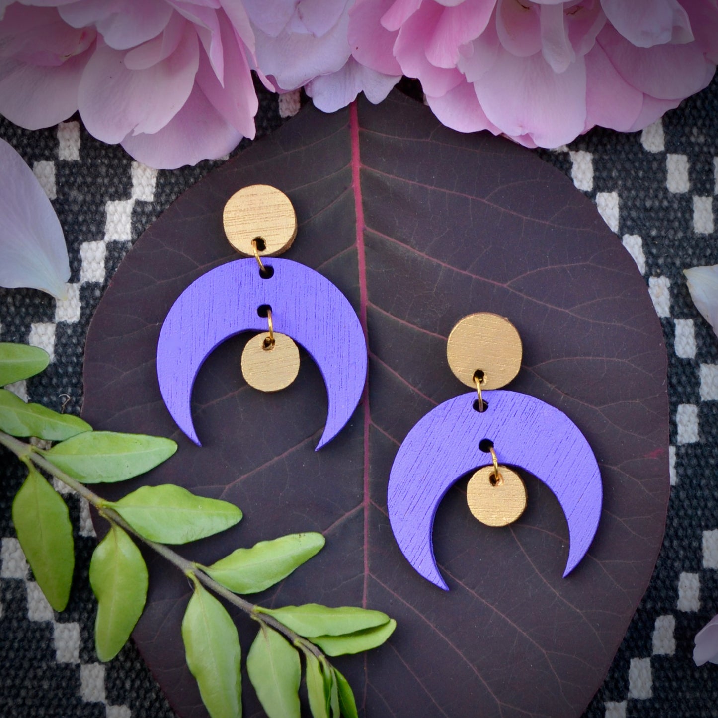Lilac Moon Earrings