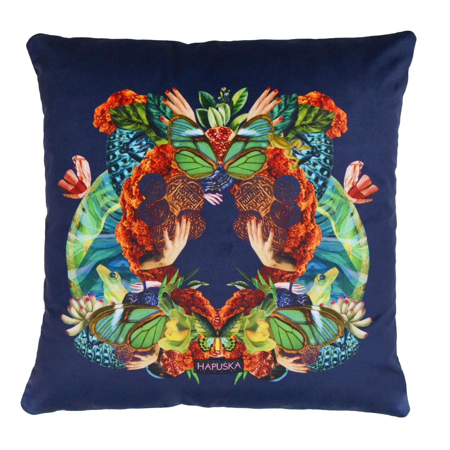 Bower Cushion - Eco Velvet